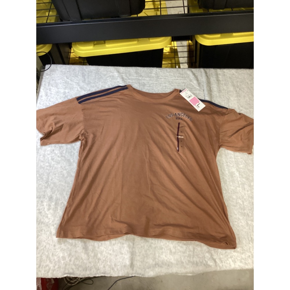 Vinyl Threads Los‎ Angeles 76 Graphic T-Shirt Brown XL TGJ2054A NWT